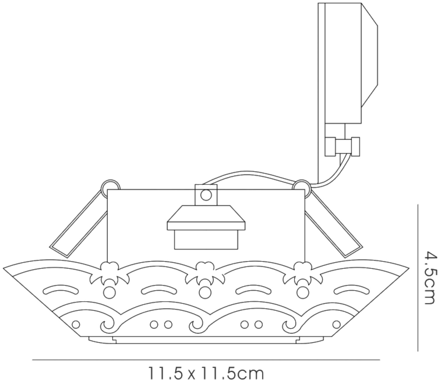 Aspen Recessed Ceiling Luminaires Diyas Square/Rectangular Recess Ceiling